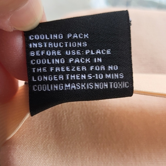 Free People Vegan Leather Sleep Mask NWOT - Picture 2 of 4